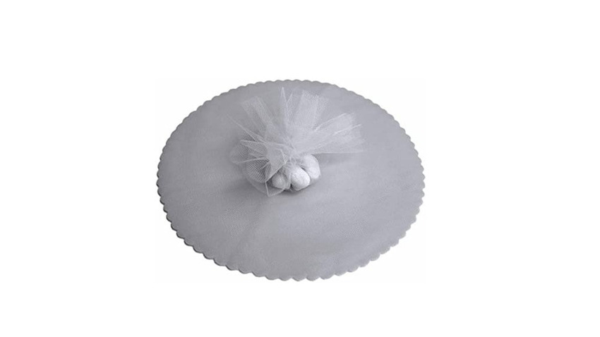 Tulle Tondo Argento pz 100