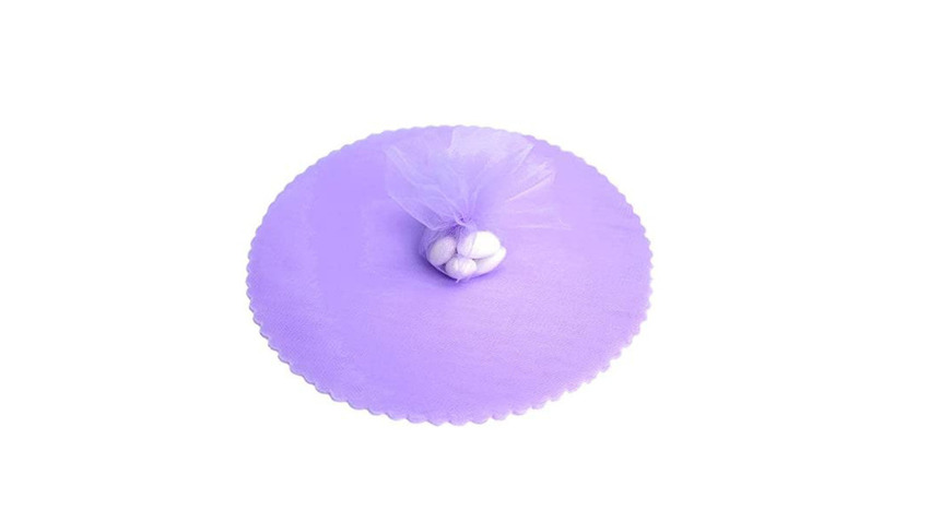 Tulle Tondo Lilla pz 100