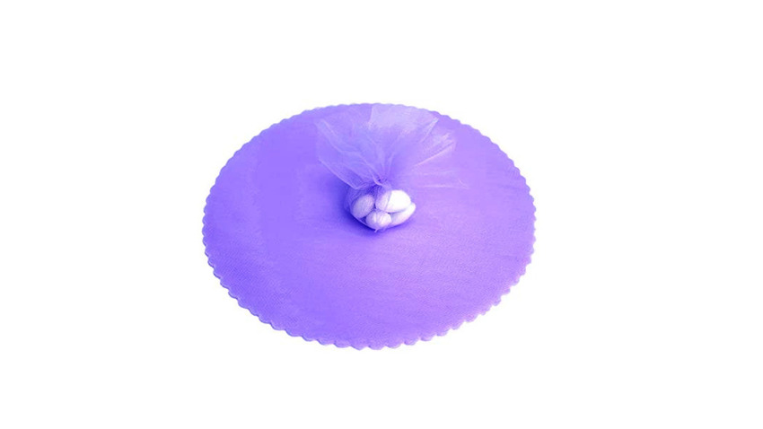 Tulle Tondo Viola pz 100