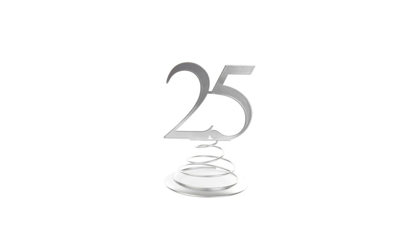 Anniversario 25 Anni Metallo pz 4