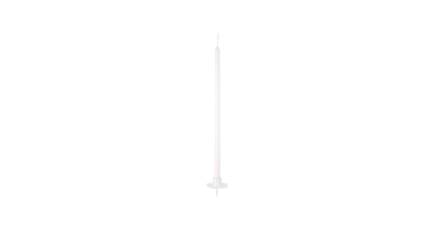 Mezzostelo + Supporti Bianco pz 50
