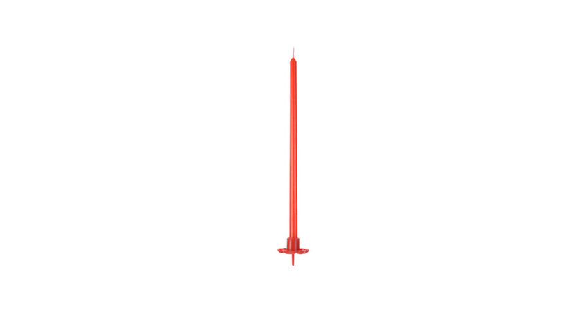 Mezzostelo + Supporto Rosso pz 50