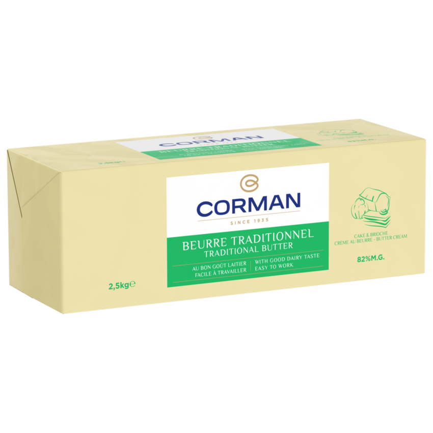 Burro Tradizionale Corman 82% M.G. (2,5 X 4) kg 10