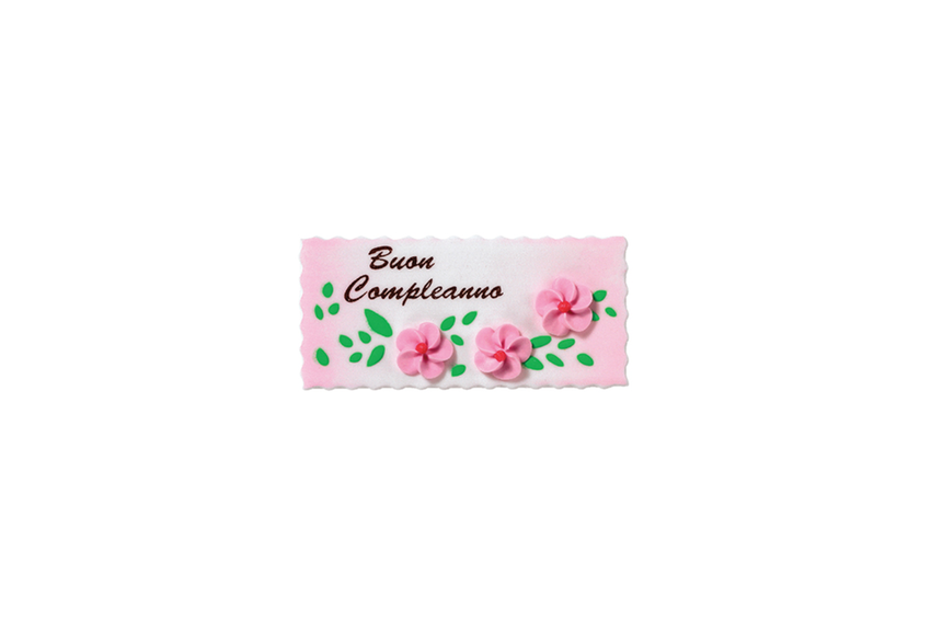 Biglietti Buon Compleanno Rosa pz 30