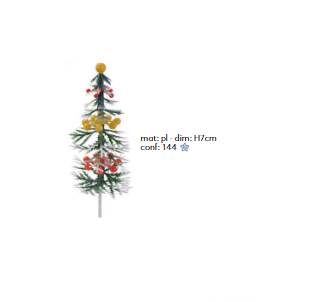 Albero Natale cf pz 144