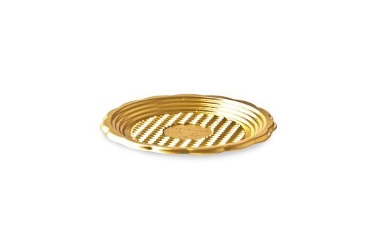 Vassoio ORO Coprente Ø 15 H 1 cm cf 100 pz