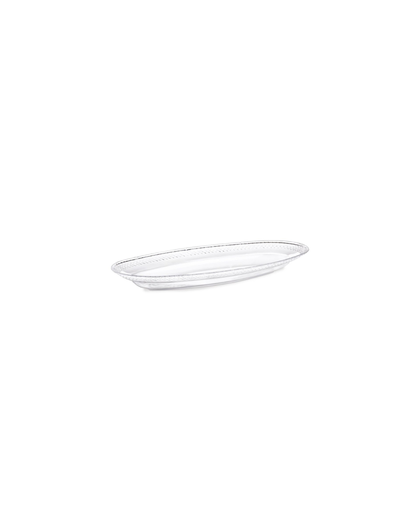 Vassoio Ovale Trasparente  ct kg 5