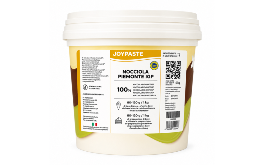Joypaste Nocciola Piemonte kg 4