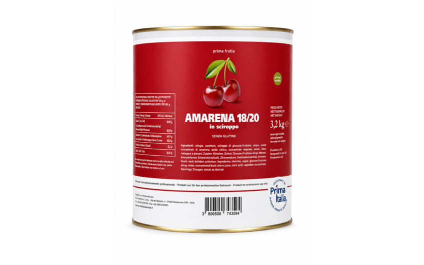 Amarena 18/20 Candita Sciroppata kg 3.2