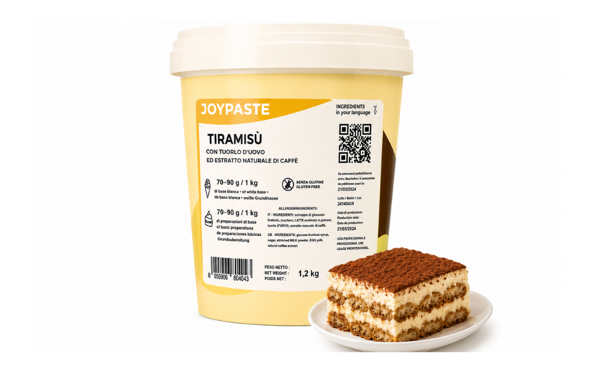Joypaste Tiramisu' kg 1.2