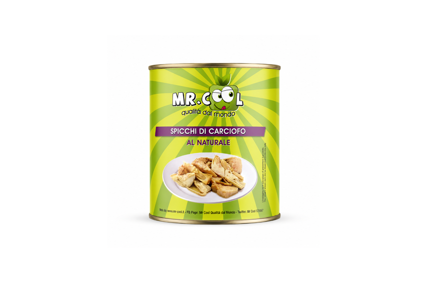 Carciofi a Spicchi al Naturale kg 3