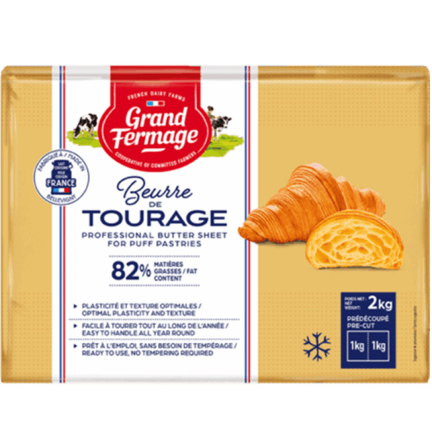 BURRO GRAND FERMAGE PIATTO 82% KG 2x5