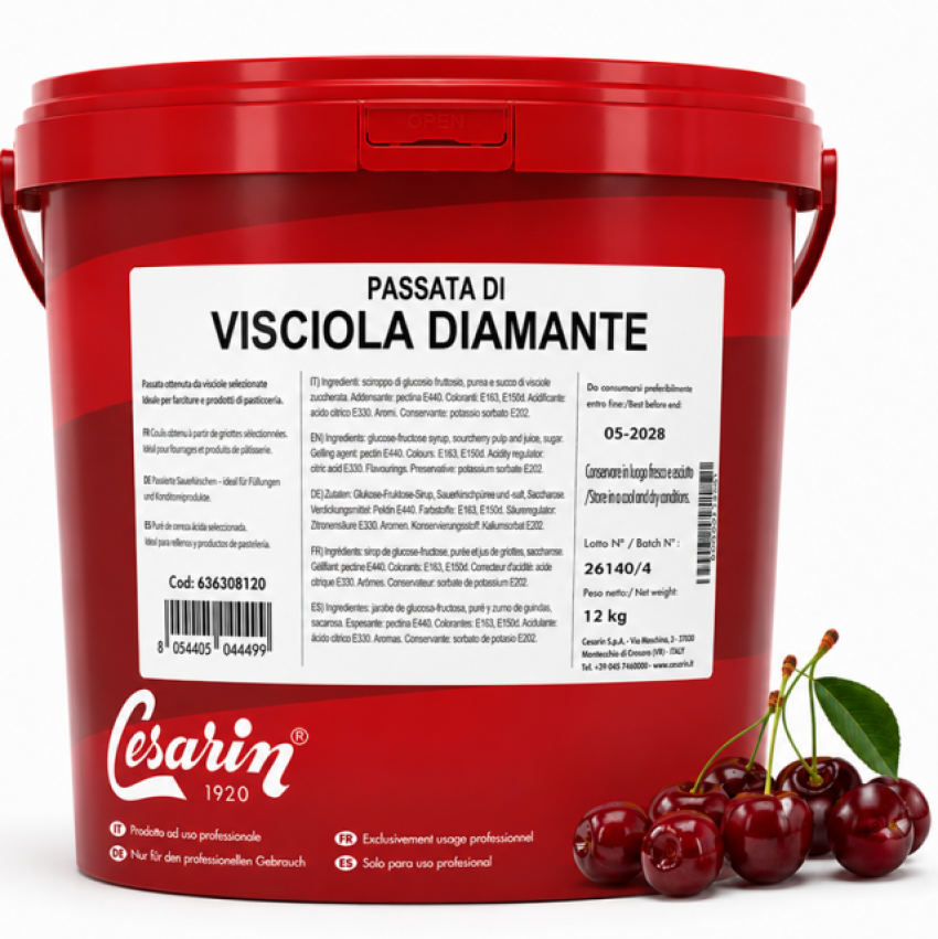 Passata Visciole Diamante Fruitline kg 12